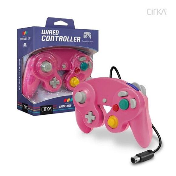Nintendo Wii/ GameCube Wired Controller (Bubblegum Pink) - CirKa - Picture 1 of 3